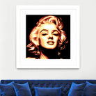 Marilyn Monroe by Harun Elibol on GIANT ART - white vector illustration