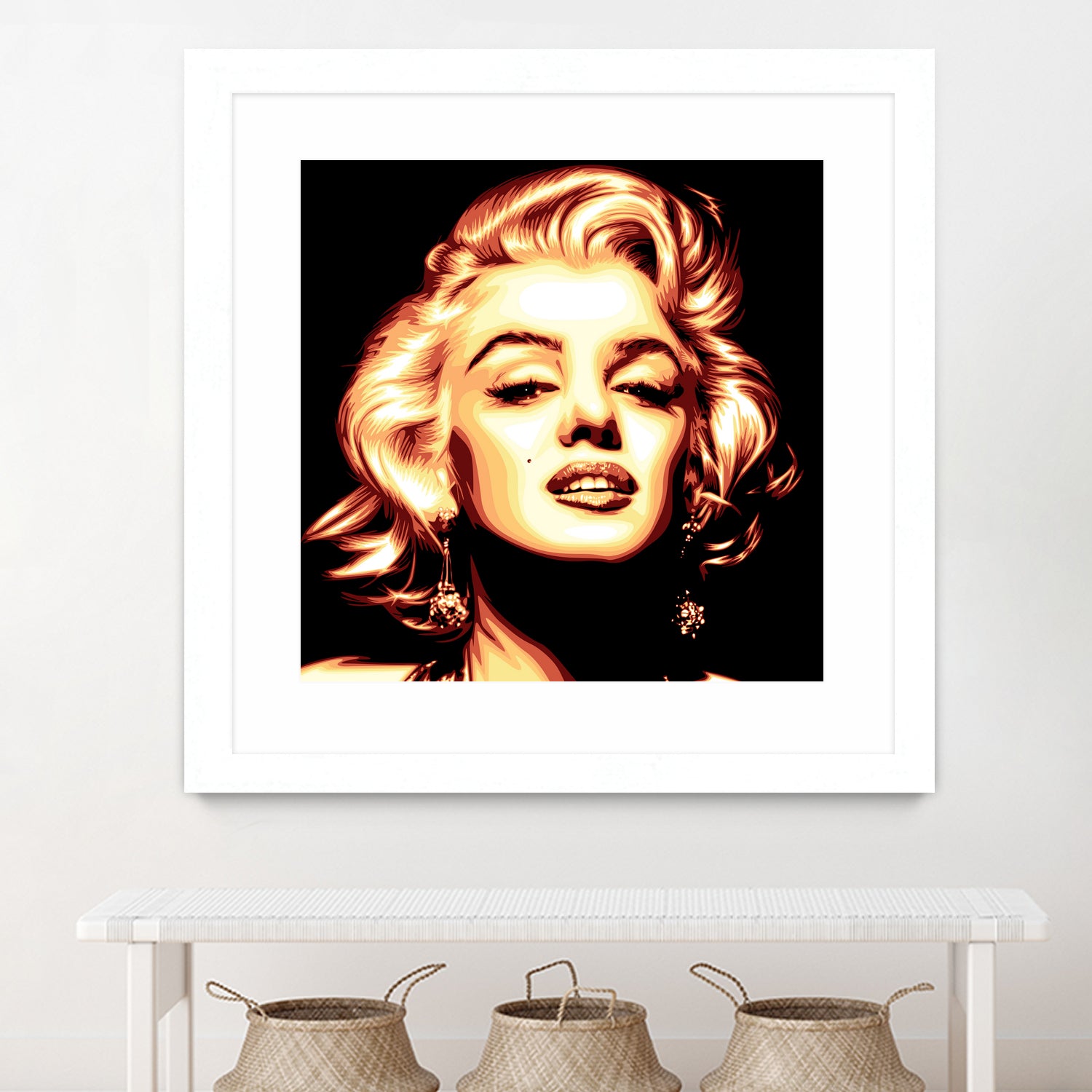 Marilyn Monroe by Harun Elibol on GIANT ART - white vector illustration