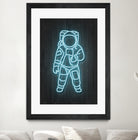 Astronaut by Octavian Mihai Mielu on GIANT ART - blue digital painting