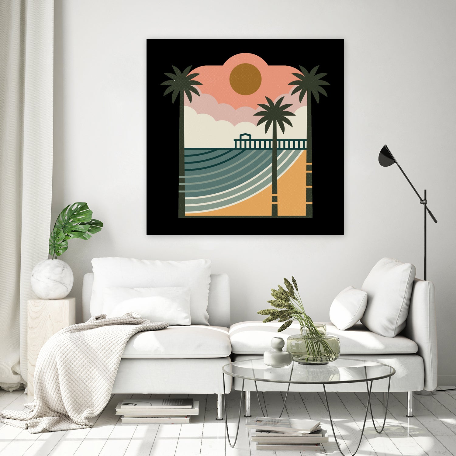 The Pier by Rick Crane on GIANT ART - white digital drawing