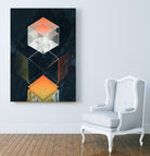 First Totem by Raffael Pindell on GIANT ART - blue digital painting