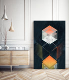 First Totem by Raffael Pindell on GIANT ART - blue digital painting