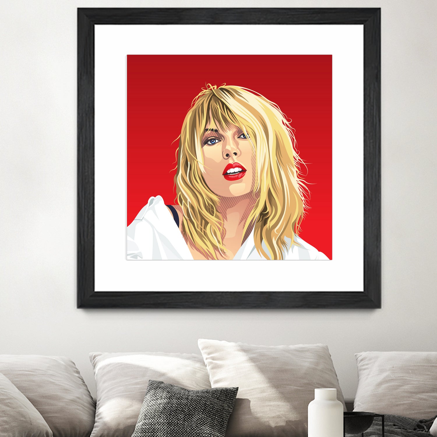 Taylor Swift RED by Laksana Ardie on GIANT ART - red photo illustration