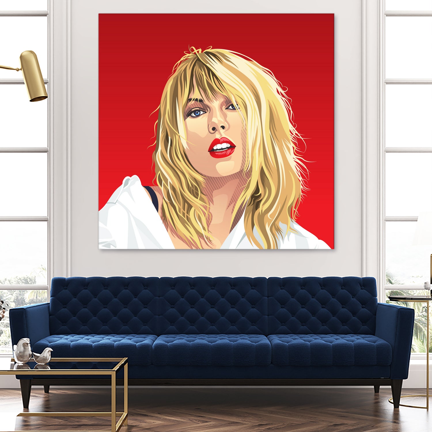 Taylor Swift RED by Laksana Ardie on GIANT ART - red photo illustration