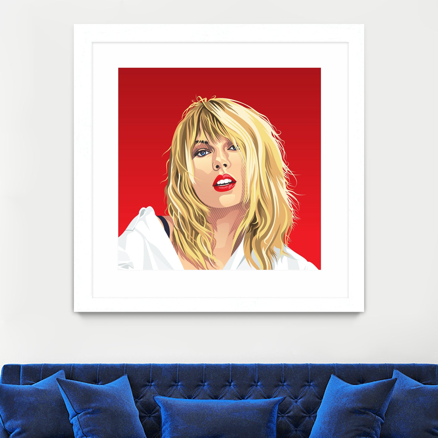 Taylor Swift RED by Laksana Ardie on GIANT ART - red photo illustration