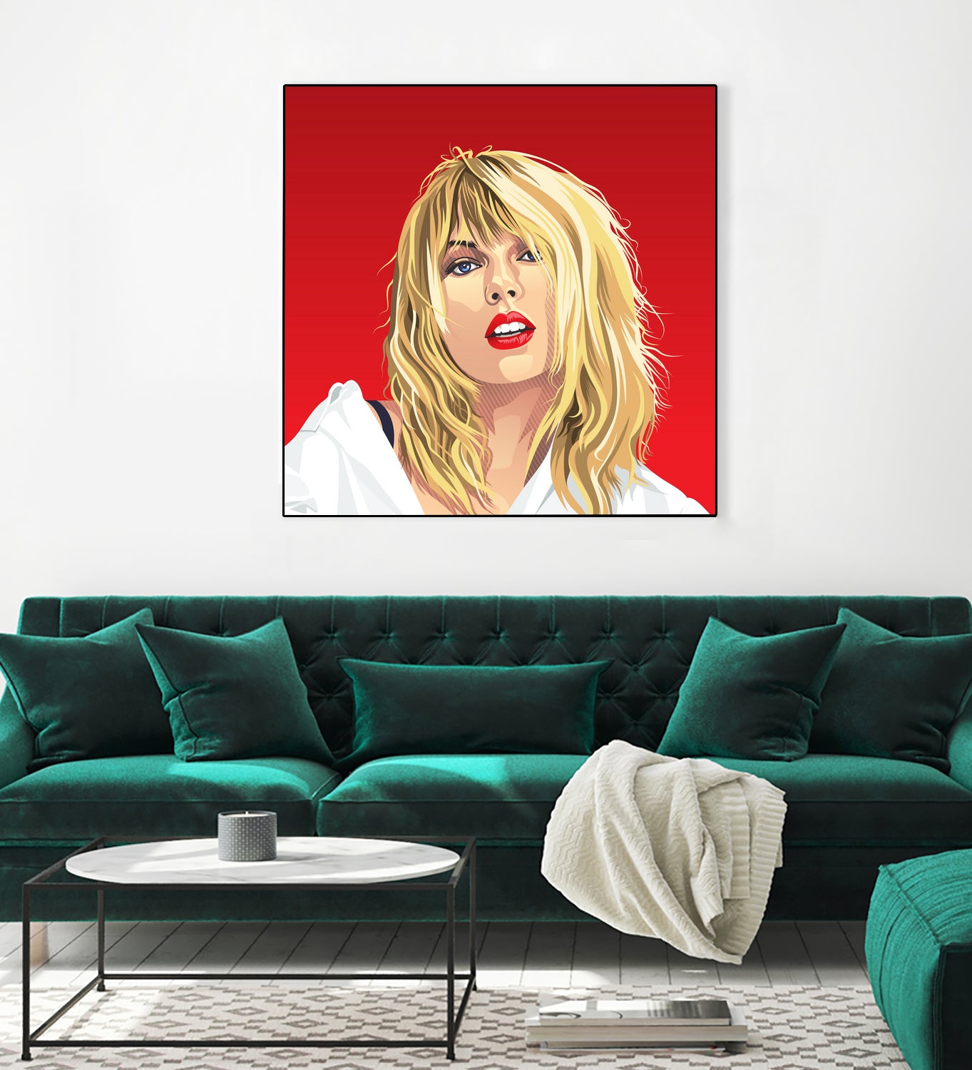 Taylor Swift RED by Laksana Ardie on GIANT ART - red photo illustration