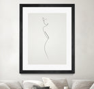 One Line nude by Christophe Louis on GIANT ART - brown digital drawing