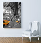 NYC - Yellow Cabs - Lehman Brothers by Ralph Frankenberg on GIANT ART - black photo illustration