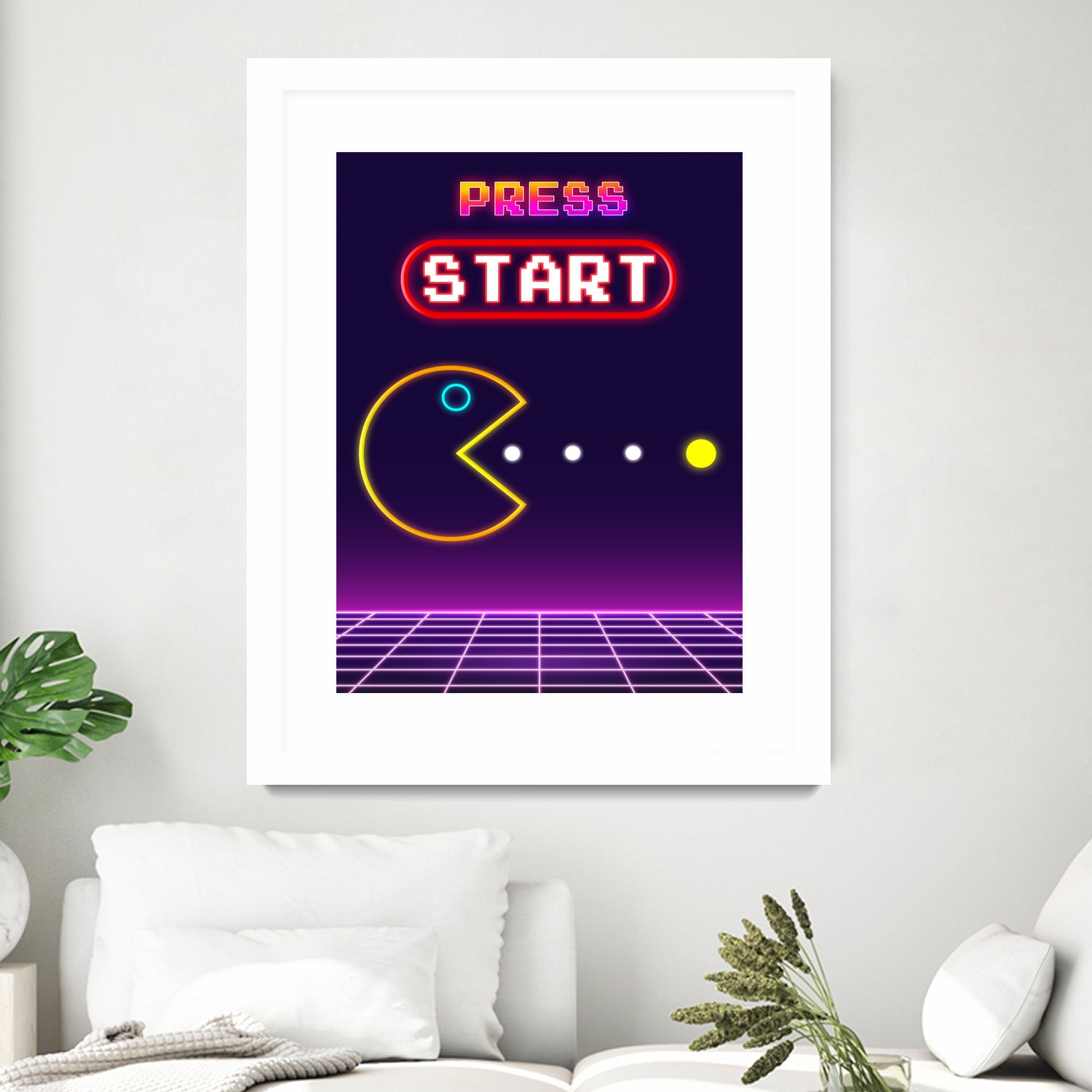 Pacman by ishan mishra on GIANT ART - white digital drawing