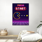 Pacman by ishan mishra on GIANT ART - white digital drawing