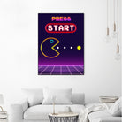 Pacman by ishan mishra on GIANT ART - white digital drawing