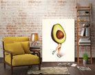 Avocado Girl by Kelly Gilleran on GIANT ART - green mixed media