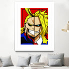 ALL MIGHT My Hero Academia by Muhamat Azmi Muna on GIANT ART - white character design