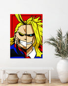 ALL MIGHT My Hero Academia by Muhamat Azmi Muna on GIANT ART - white character design