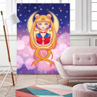 Sailor Moon by Enrique Valles on GIANT ART - orange vector illustration