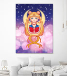 Sailor Moon by Enrique Valles on GIANT ART - orange vector illustration