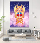 Sailor Moon by Enrique Valles on GIANT ART - orange vector illustration