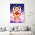 Sailor Moon by Enrique Valles on GIANT ART - orange vector illustration