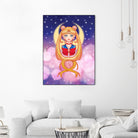 Sailor Moon by Enrique Valles on GIANT ART - orange vector illustration