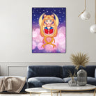 Sailor Moon by Enrique Valles on GIANT ART - orange vector illustration