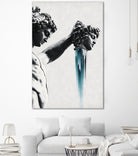 Perseus and  Medusa by Menelaos Trompoukis on GIANT ART - gray digital painting