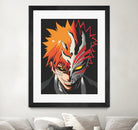 ICHIGO HOLLOW MASK Bleach by Muhamat Azmi Muna on GIANT ART - white character design