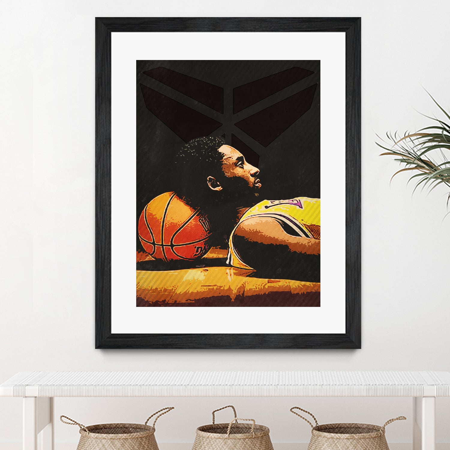 kobe bryant by Yusman Paringotan hotmartogi Pasaribu on GIANT ART - black photo illustration