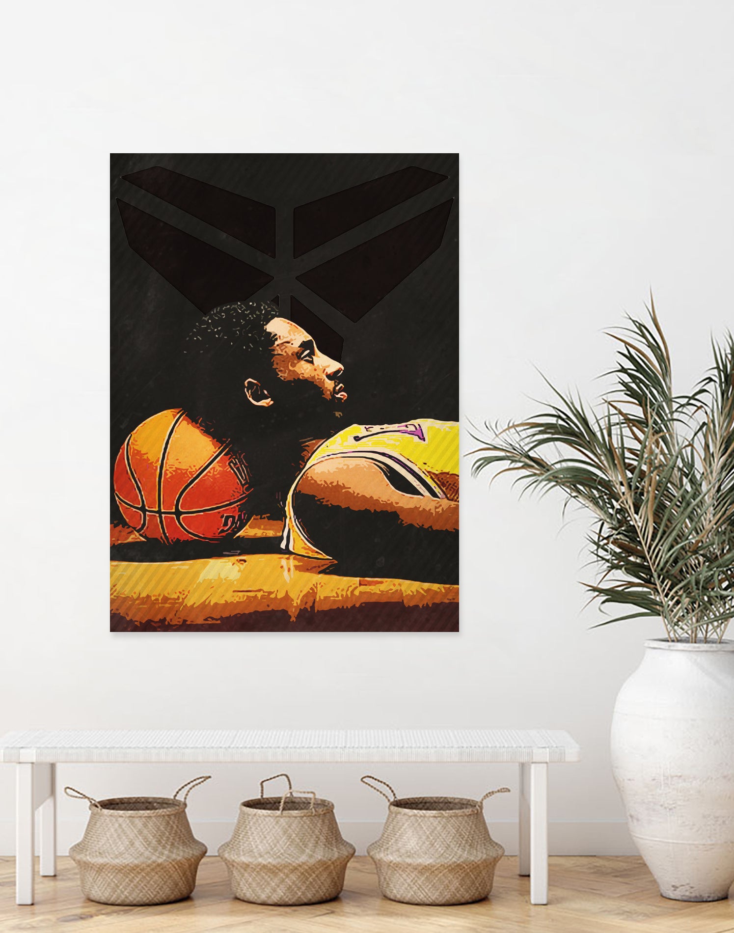 kobe bryant by Yusman Paringotan hotmartogi Pasaribu on GIANT ART - black photo illustration