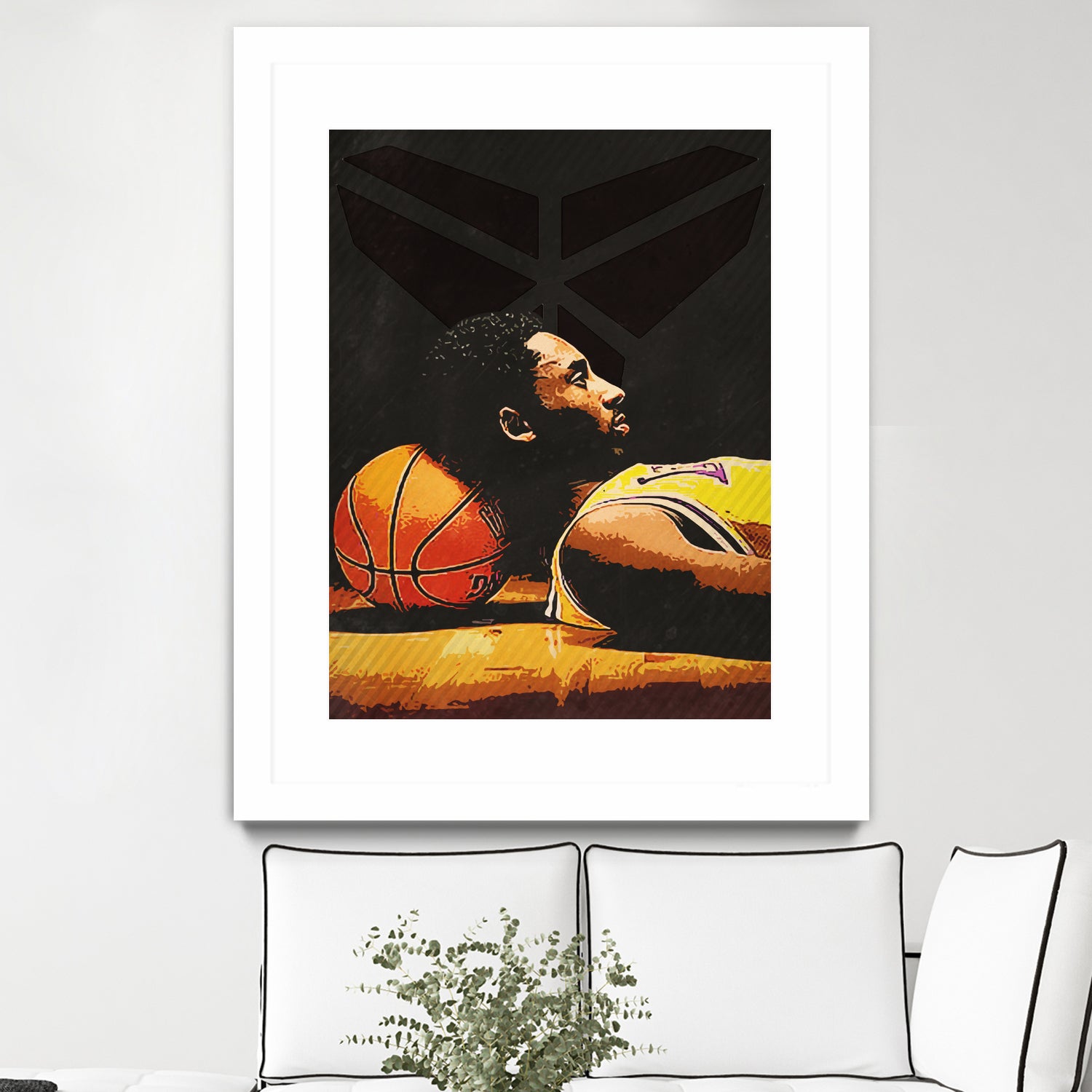 kobe bryant by Yusman Paringotan hotmartogi Pasaribu on GIANT ART - black photo illustration