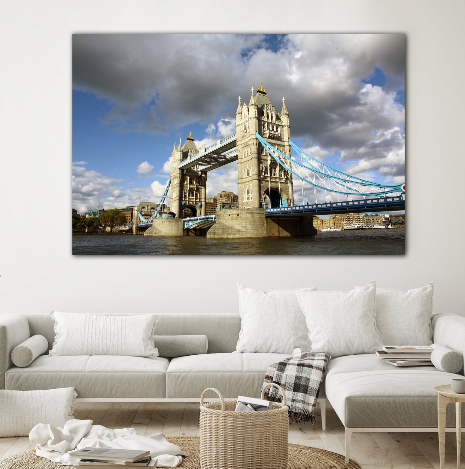 London Brigde by Angeliki Antimisari on GIANT ART - blue photo manipulation