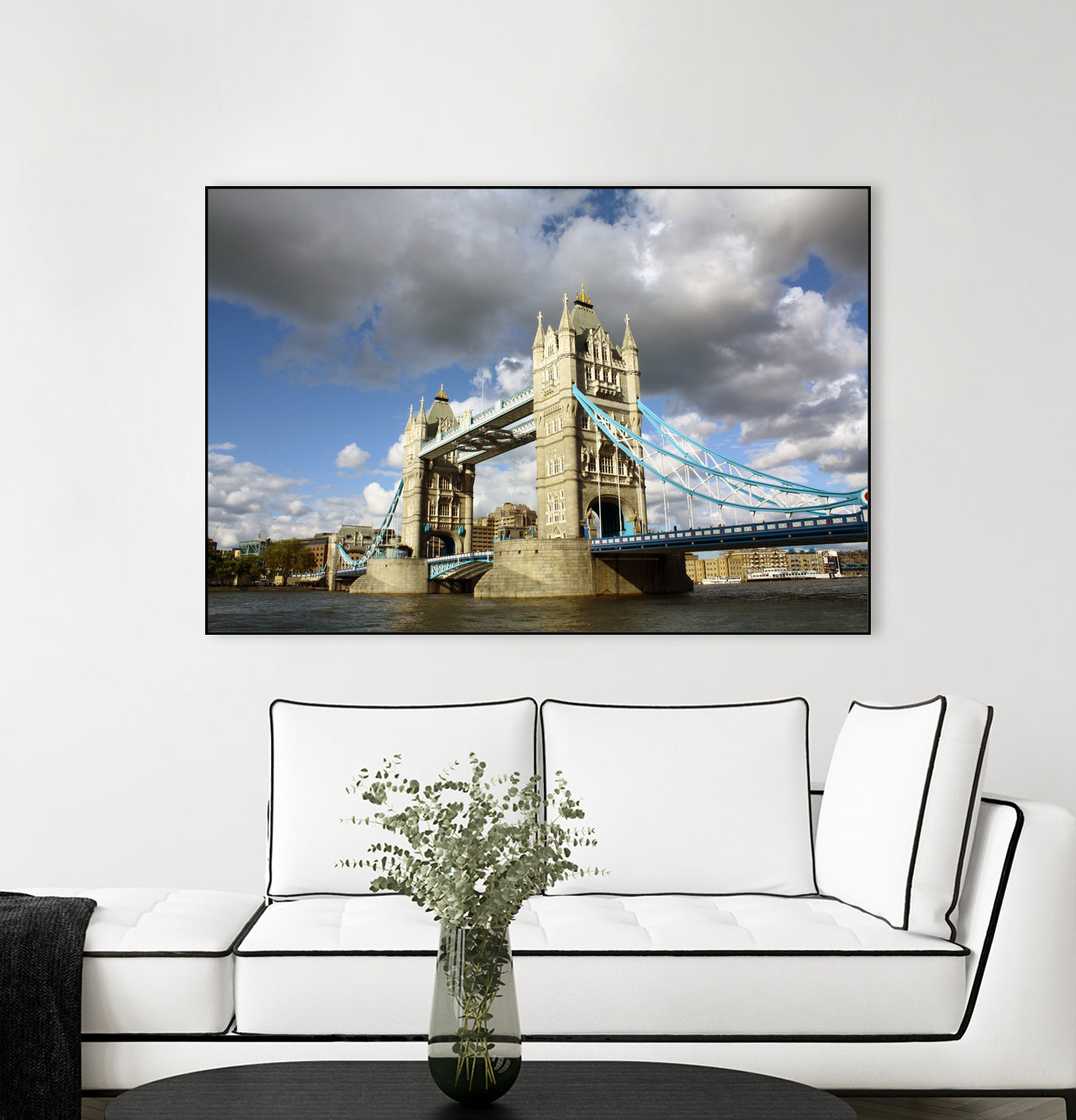 London Brigde by Angeliki Antimisari on GIANT ART - blue photo manipulation