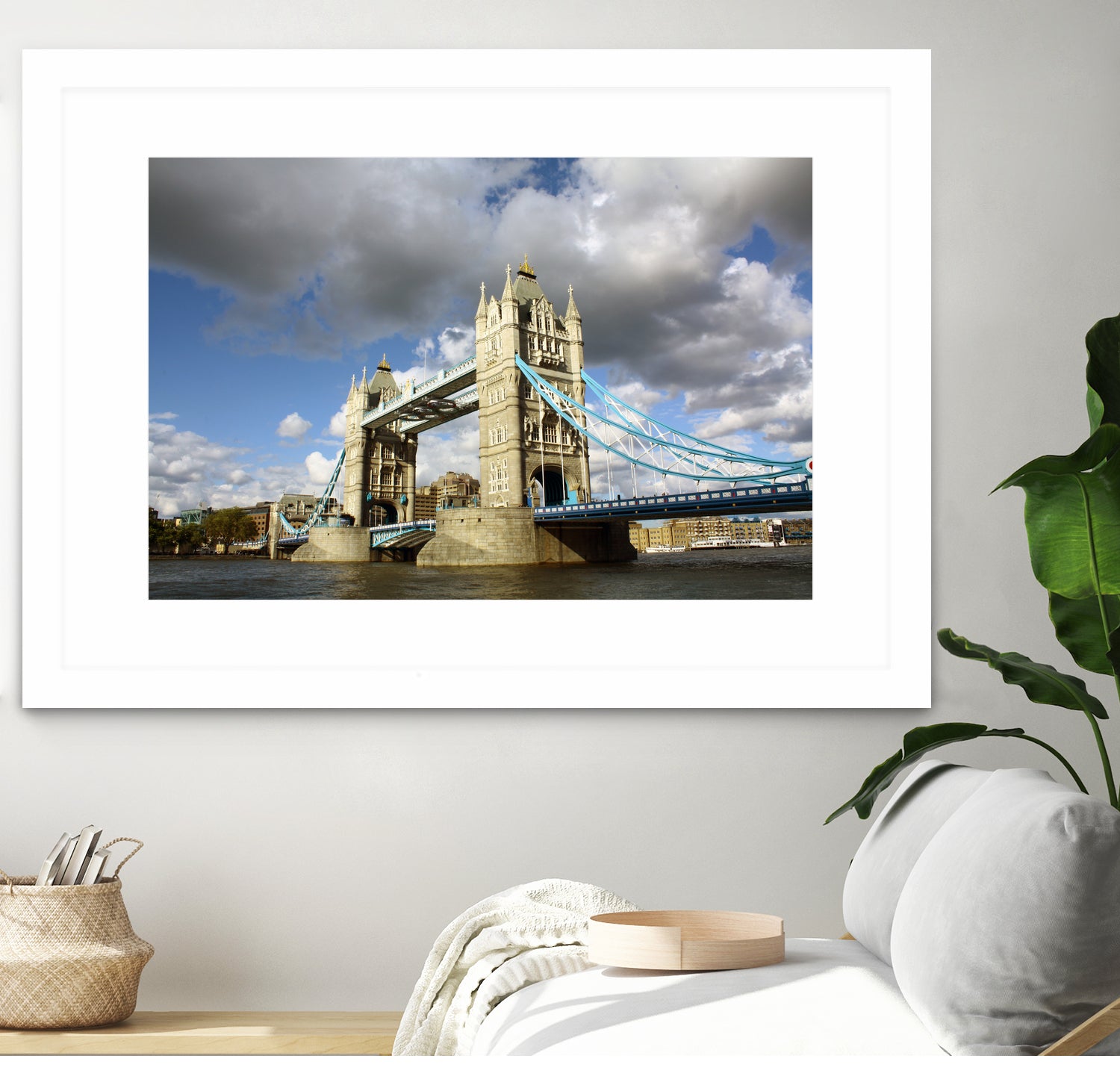 London Brigde by Angeliki Antimisari on GIANT ART - blue photo manipulation