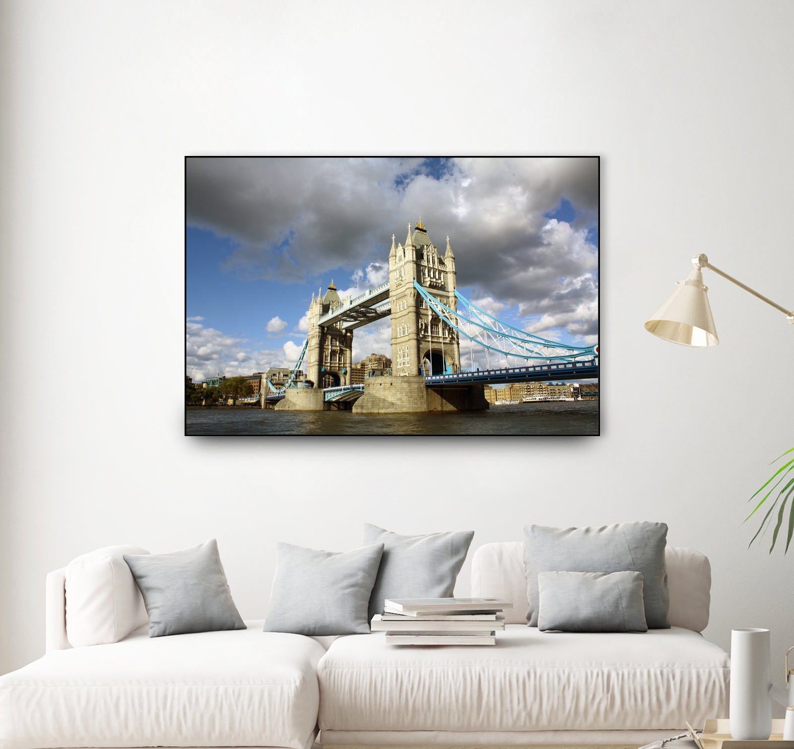 London Brigde by Angeliki Antimisari on GIANT ART - blue photo manipulation