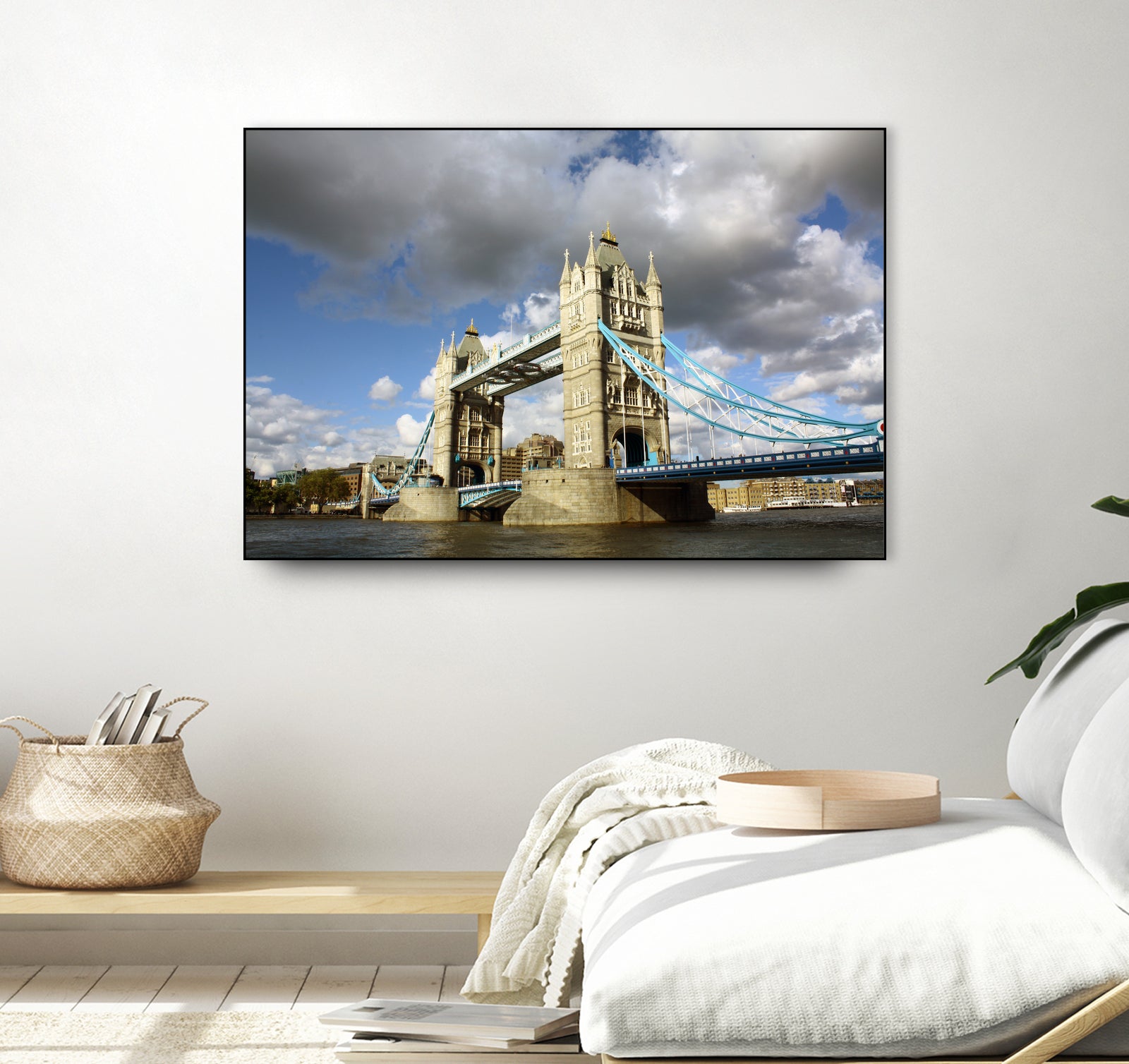 London Brigde by Angeliki Antimisari on GIANT ART - blue photo manipulation