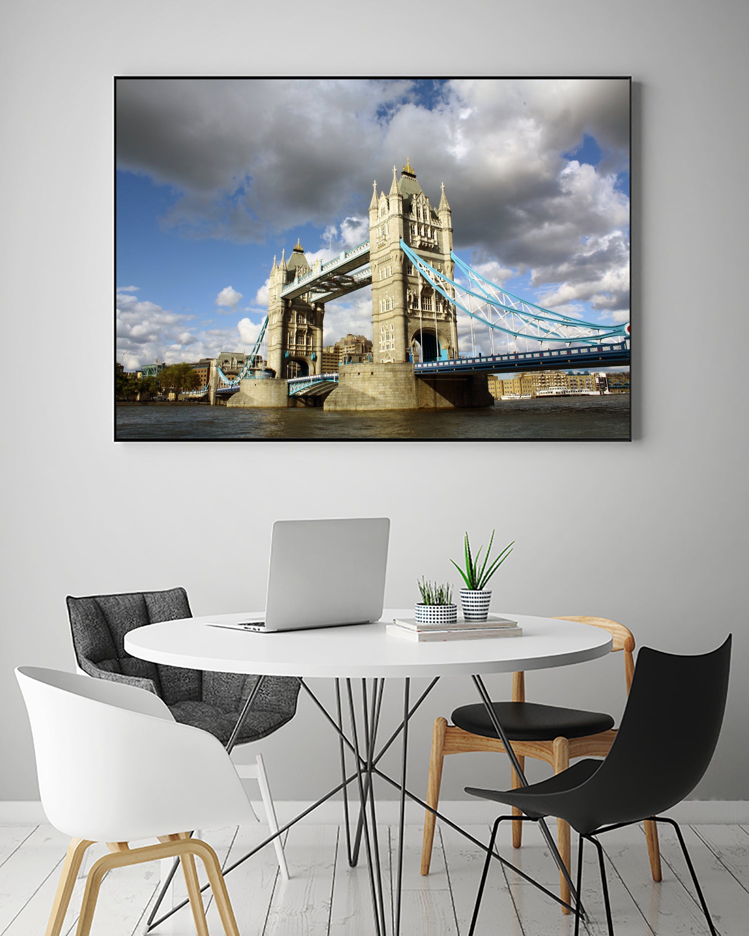 London Brigde by Angeliki Antimisari on GIANT ART - blue photo manipulation