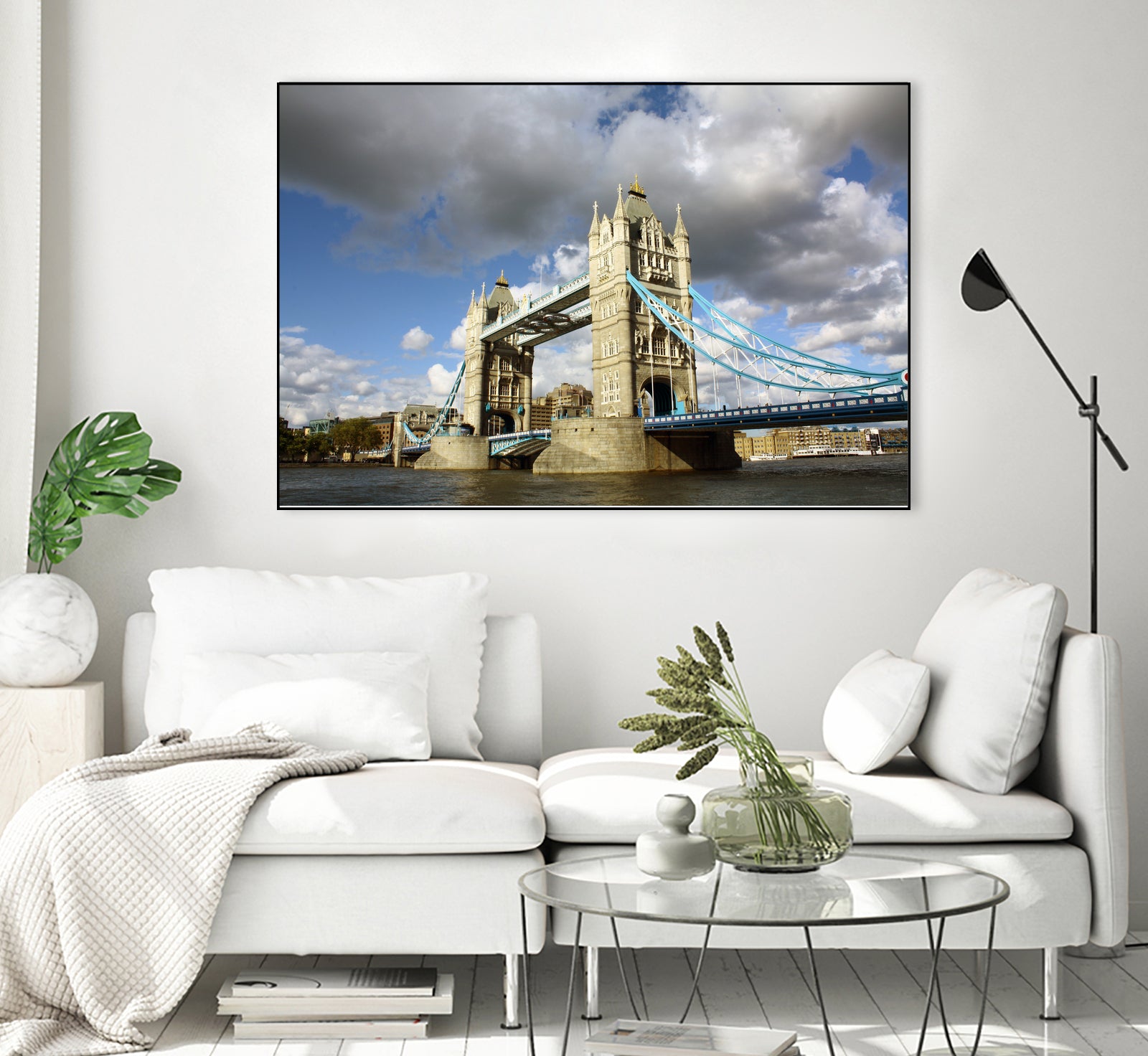 London Brigde by Angeliki Antimisari on GIANT ART - blue photo manipulation