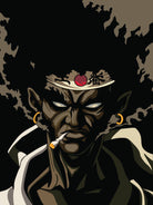 AFRO SAMURAI by Muhamat Azmi Muna on GIANT ART - white character design