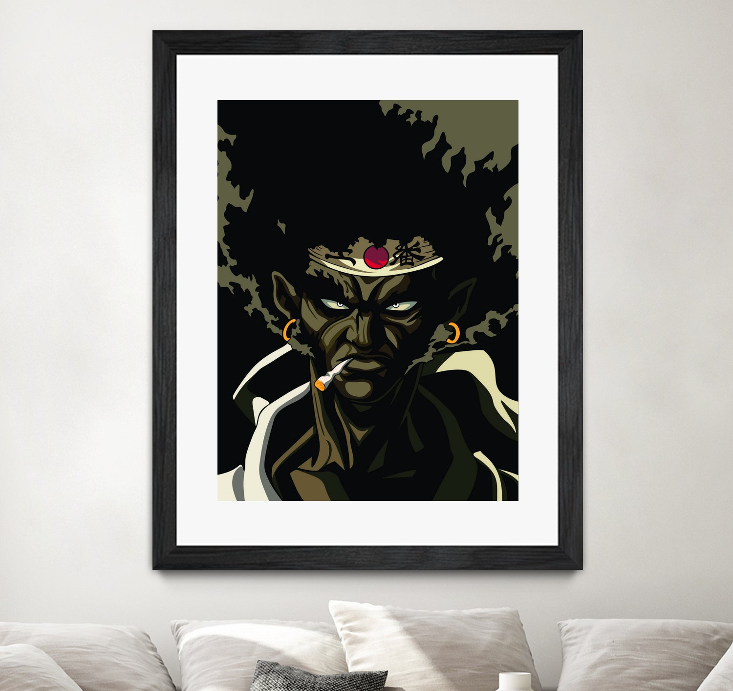 AFRO SAMURAI by Muhamat Azmi Muna on GIANT ART - white character design