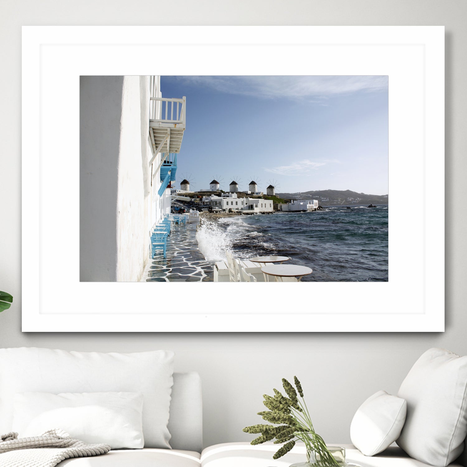 Mykonos by Angeliki Antimisari on GIANT ART - blue photo manipulation