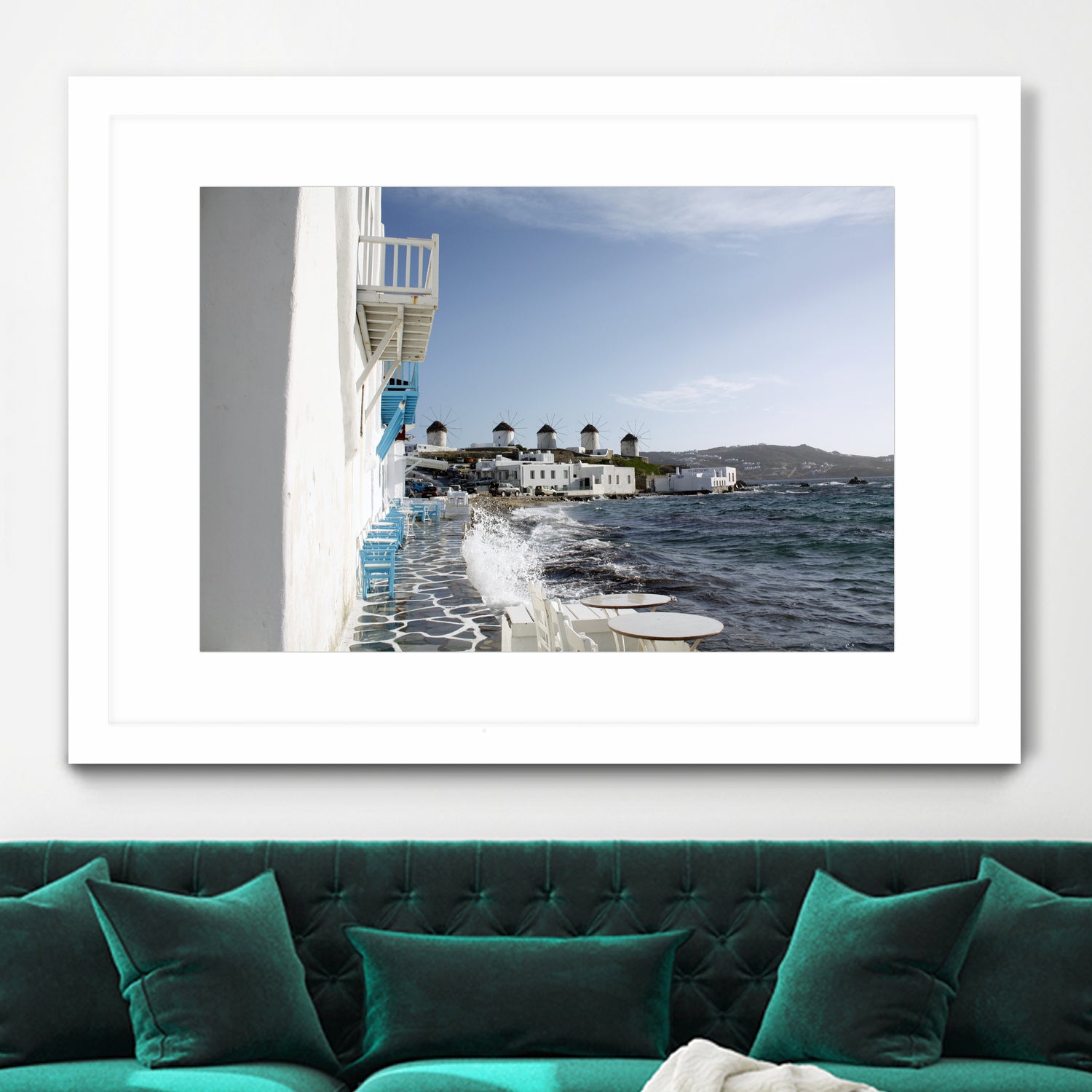 Mykonos by Angeliki Antimisari on GIANT ART - blue photo manipulation