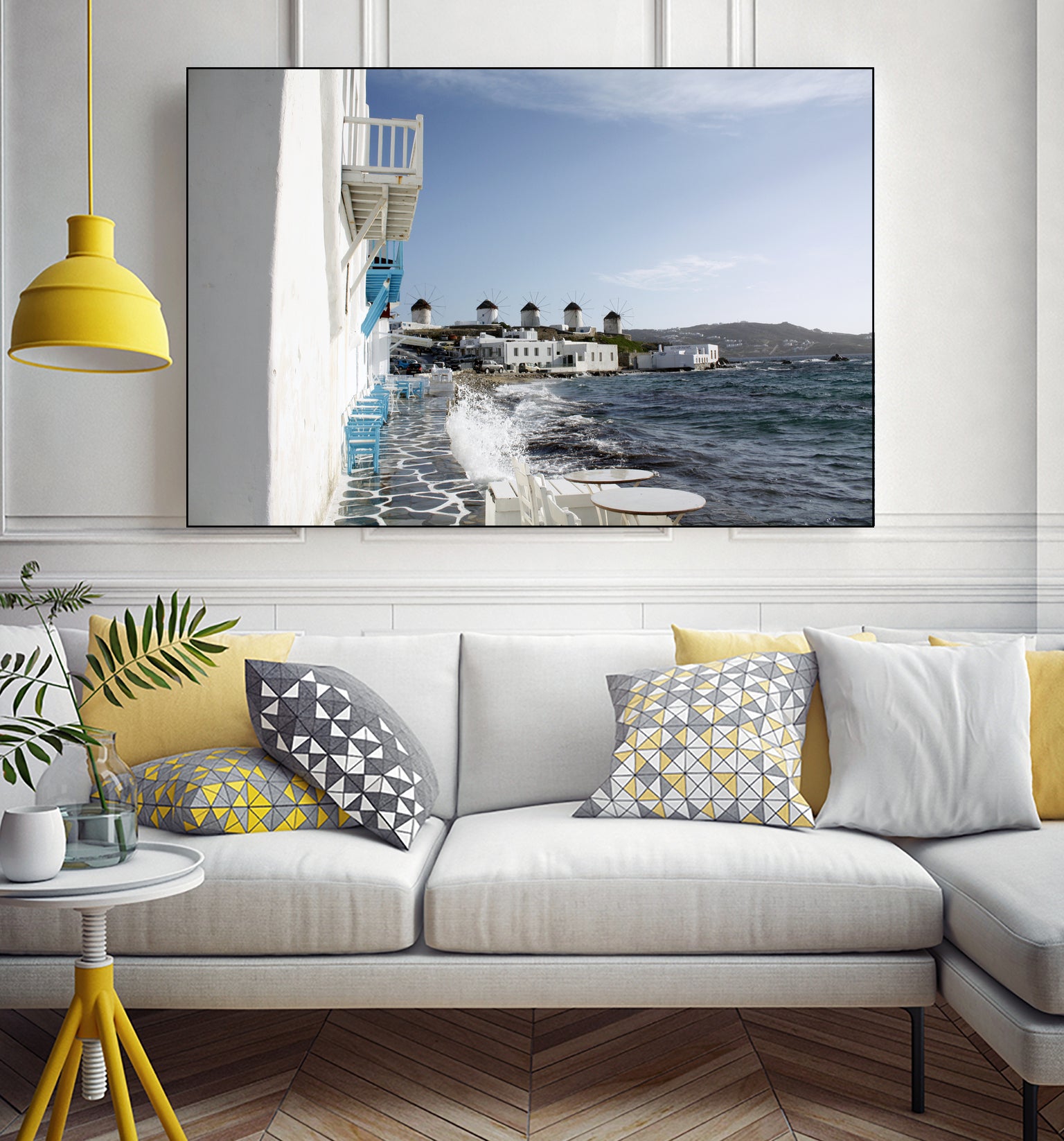 Mykonos by Angeliki Antimisari on GIANT ART - blue photo manipulation