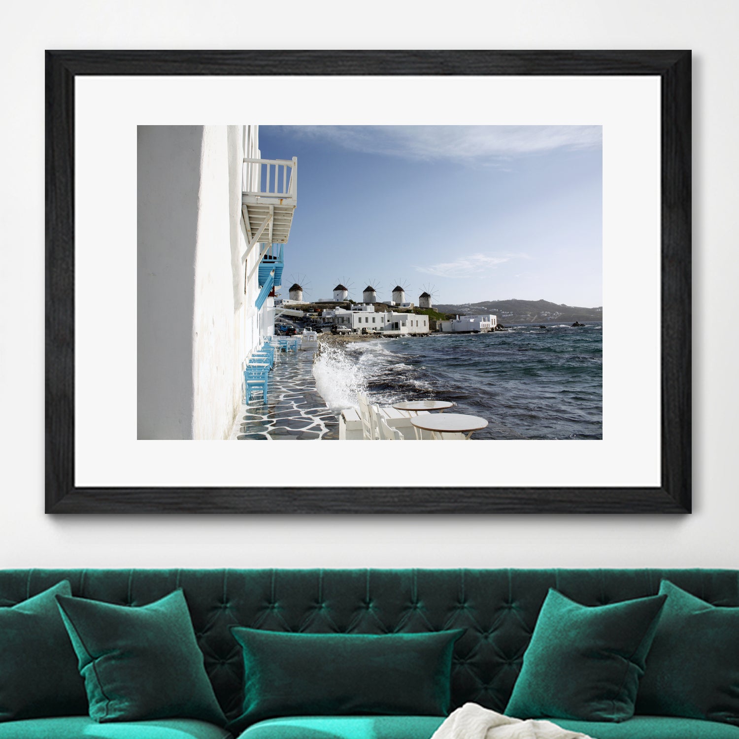 Mykonos by Angeliki Antimisari on GIANT ART - blue photo manipulation