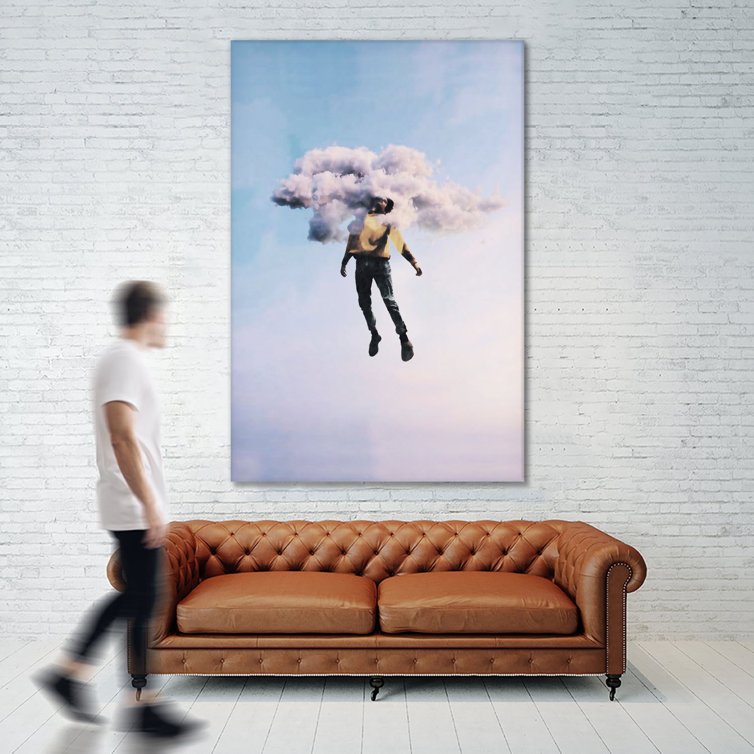 Dreams and Clouds by Menelaos Trompoukis on GIANT ART - blue digital painting