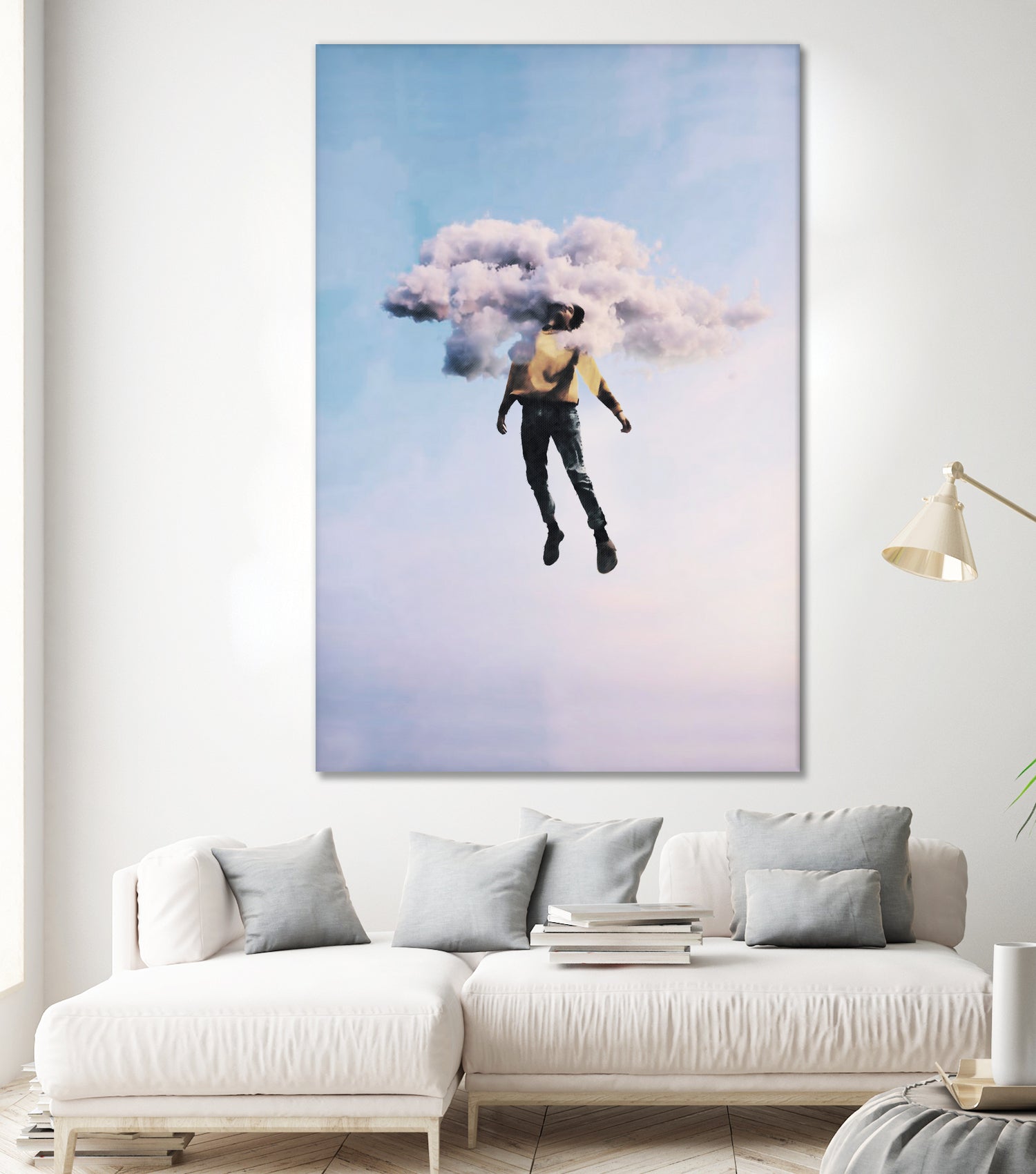 Dreams and Clouds by Menelaos Trompoukis on GIANT ART - blue digital painting