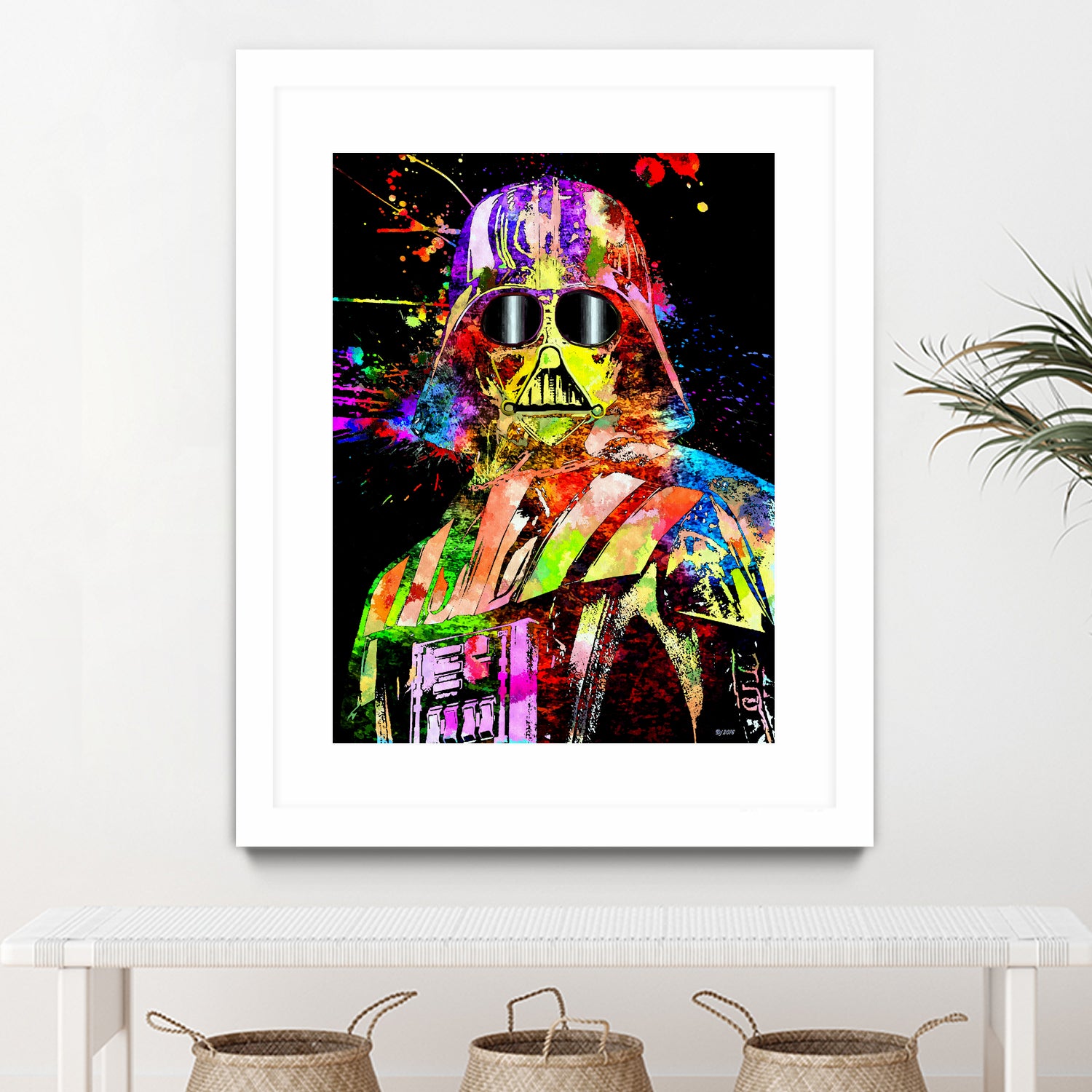 Darth Star Wars Show by Daniel Janda on GIANT ART - yellow digital painting