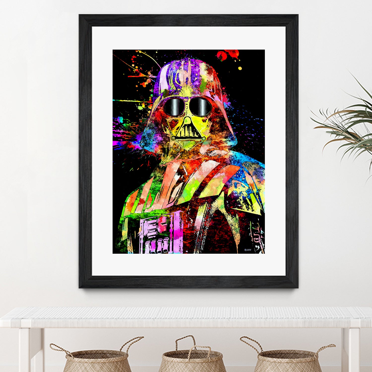 Darth Star Wars Show by Daniel Janda on GIANT ART - yellow digital painting