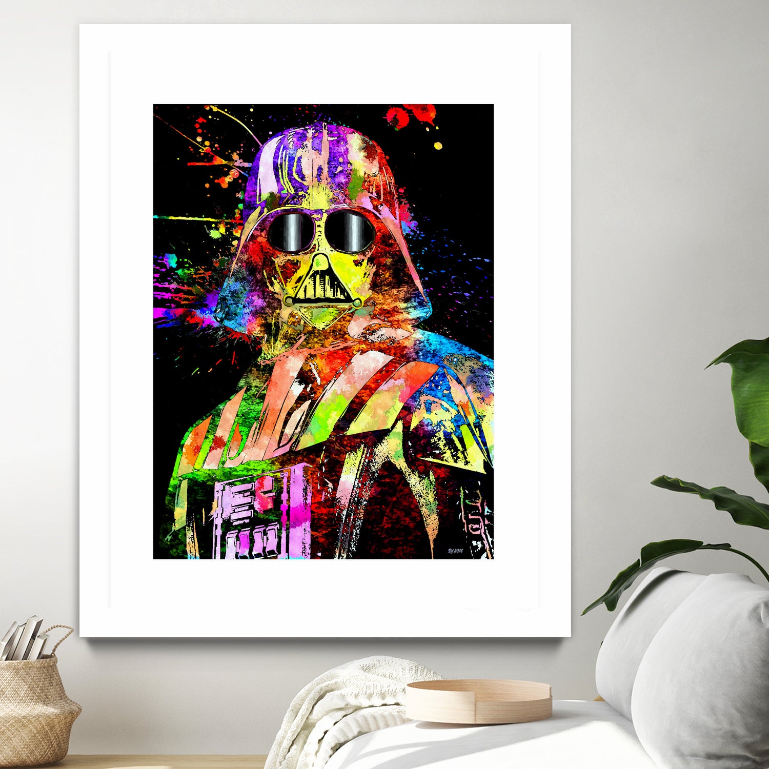 Darth Star Wars Show by Daniel Janda on GIANT ART - yellow digital painting