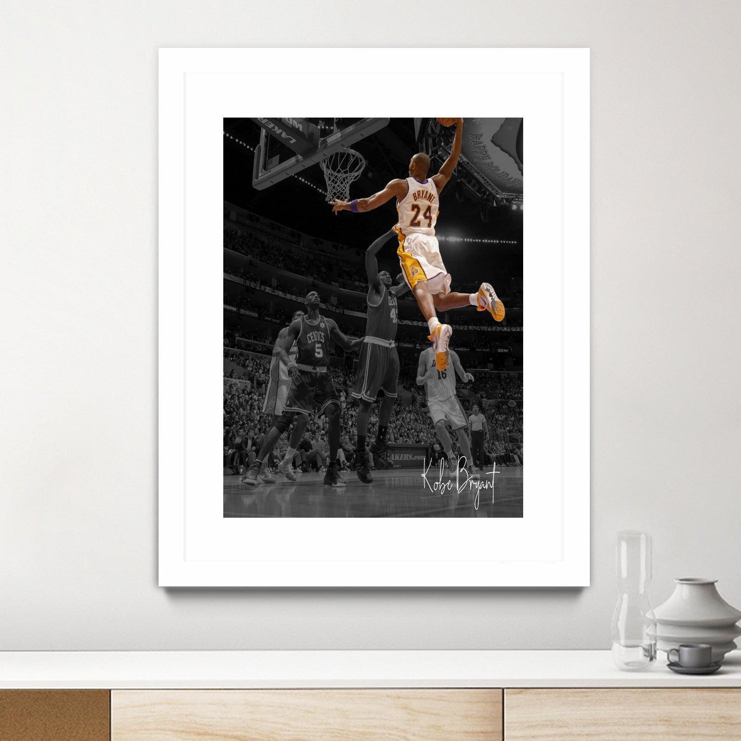 Kobe Bryant Basketball by Septiyan Nugroho on GIANT ART - white digital painting