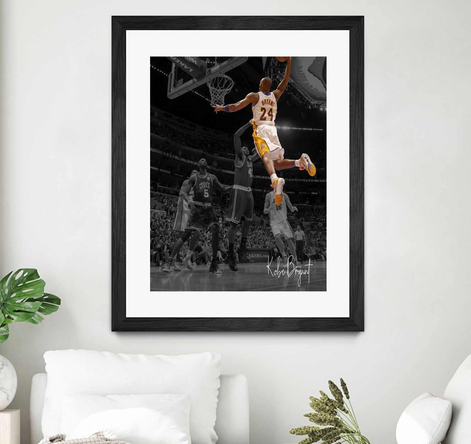 Kobe Bryant Basketball by Septiyan Nugroho on GIANT ART - white digital painting