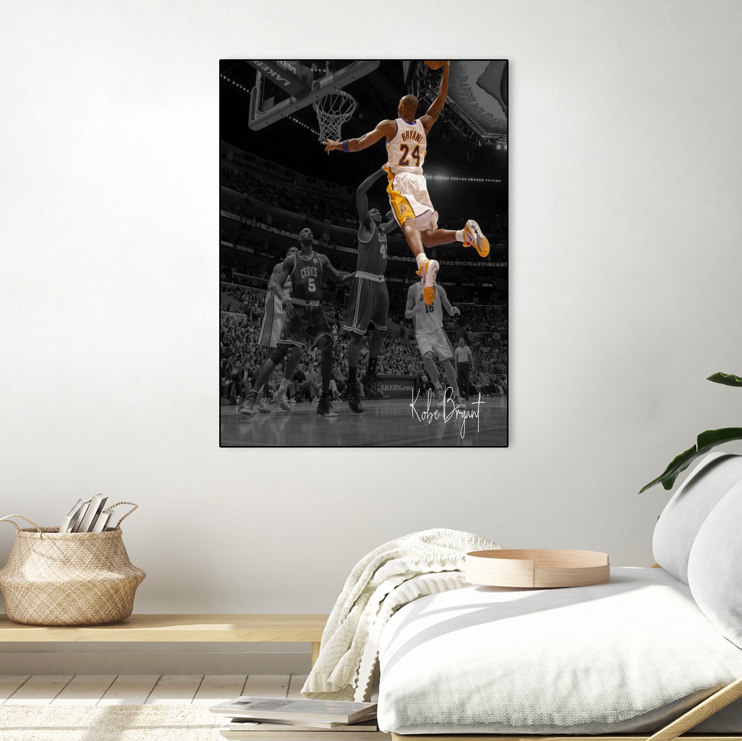 Kobe Bryant Basketball by Septiyan Nugroho on GIANT ART - white digital painting